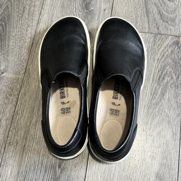 Birkenstock Oswego Black Leather Medium/Narrow Size W9/M7 main image 4